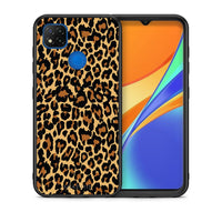 Thumbnail for Θήκη Xiaomi Redmi 9C Leopard Animal από τη Smartfits με σχέδιο στο πίσω μέρος και μαύρο περίβλημα | Xiaomi Redmi 9C Leopard Animal case with colorful back and black bezels