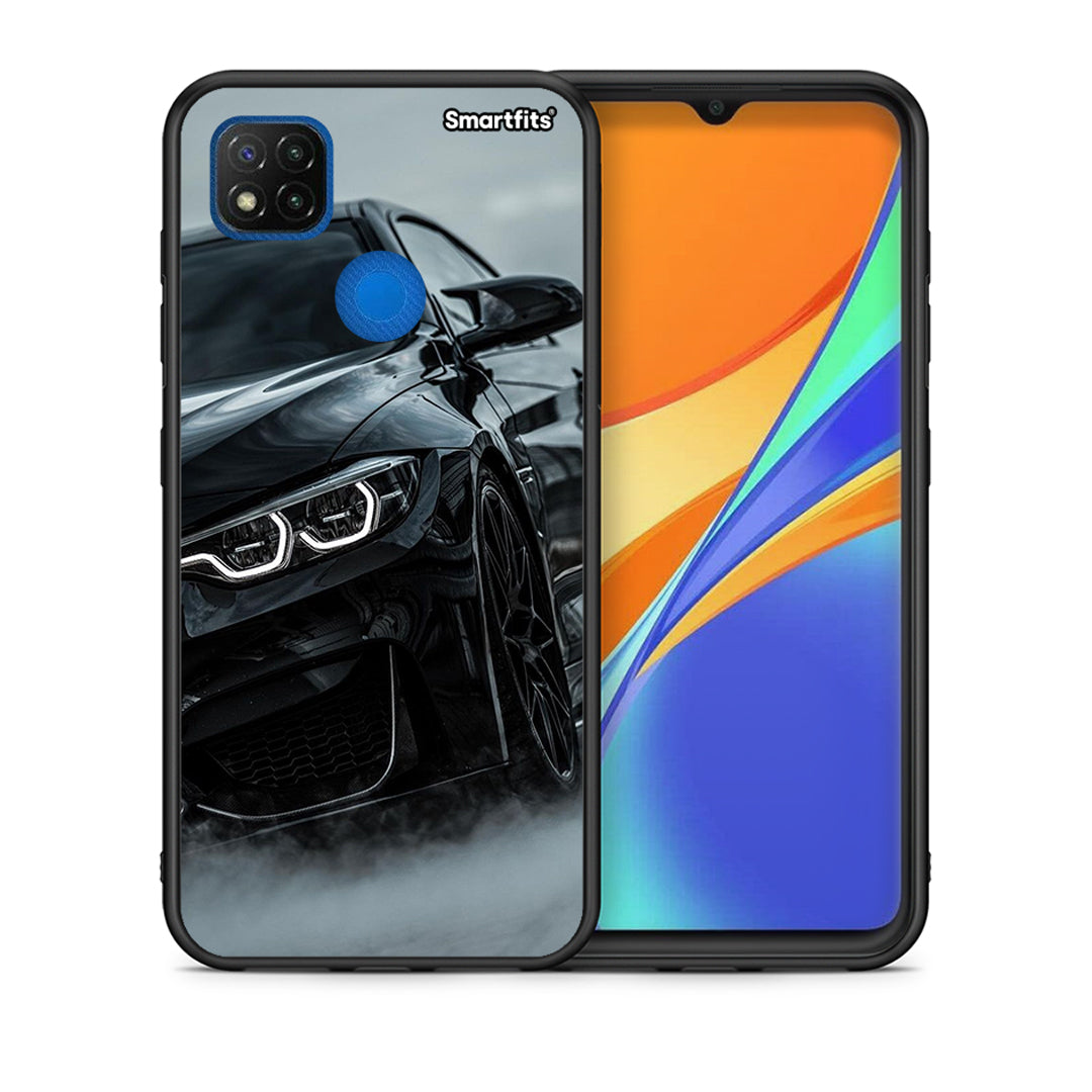 Θήκη Xiaomi Redmi 9C Black BMW από τη Smartfits με σχέδιο στο πίσω μέρος και μαύρο περίβλημα | Xiaomi Redmi 9C Black BMW case with colorful back and black bezels