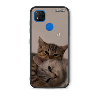 Thumbnail for Θήκη Xiaomi Redmi 9C Cats In Love από τη Smartfits με σχέδιο στο πίσω μέρος και μαύρο περίβλημα | Xiaomi Redmi 9C Cats In Love case with colorful back and black bezels