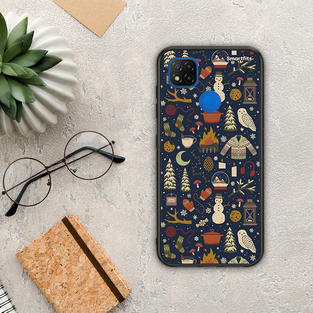 Christmas Elements - Xiaomi Redmi 9c case