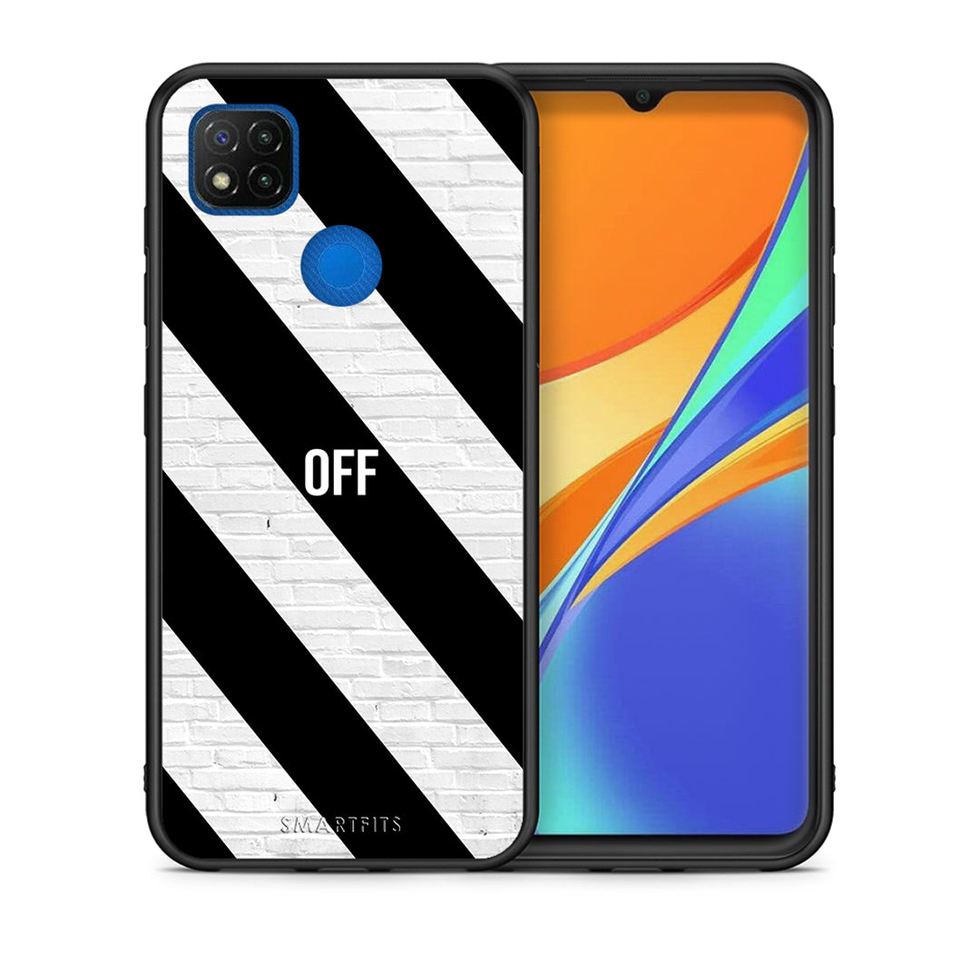 Θήκη Xiaomi Redmi 9C Get Off από τη Smartfits με σχέδιο στο πίσω μέρος και μαύρο περίβλημα | Xiaomi Redmi 9C Get Off case with colorful back and black bezels