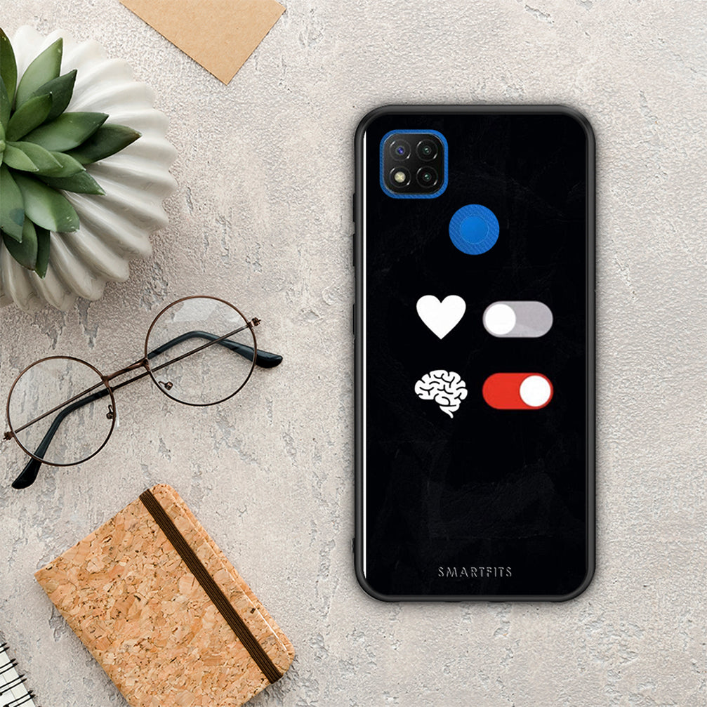 Heart vs Brain - Xiaomi Redmi 9c case