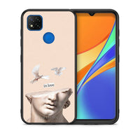 Thumbnail for Θήκη Xiaomi Redmi 9C In Love από τη Smartfits με σχέδιο στο πίσω μέρος και μαύρο περίβλημα | Xiaomi Redmi 9C In Love case with colorful back and black bezels