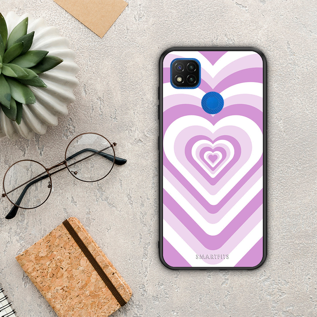 Lilac Hearts - Xiaomi Redmi 9C case