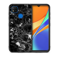 Thumbnail for Θήκη Xiaomi Redmi 9C Male Marble από τη Smartfits με σχέδιο στο πίσω μέρος και μαύρο περίβλημα | Xiaomi Redmi 9C Male Marble case with colorful back and black bezels