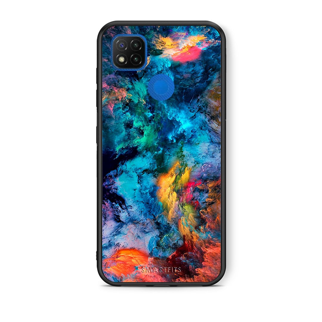 Θήκη Xiaomi Redmi 9C Crayola Paint από τη Smartfits με σχέδιο στο πίσω μέρος και μαύρο περίβλημα | Xiaomi Redmi 9C Crayola Paint case with colorful back and black bezels