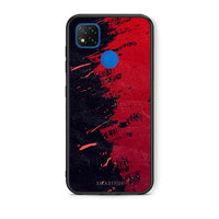 Thumbnail for Θήκη Αγίου Βαλεντίνου Xiaomi Redmi 9C Red Paint από τη Smartfits με σχέδιο στο πίσω μέρος και μαύρο περίβλημα | Xiaomi Redmi 9C Red Paint case with colorful back and black bezels