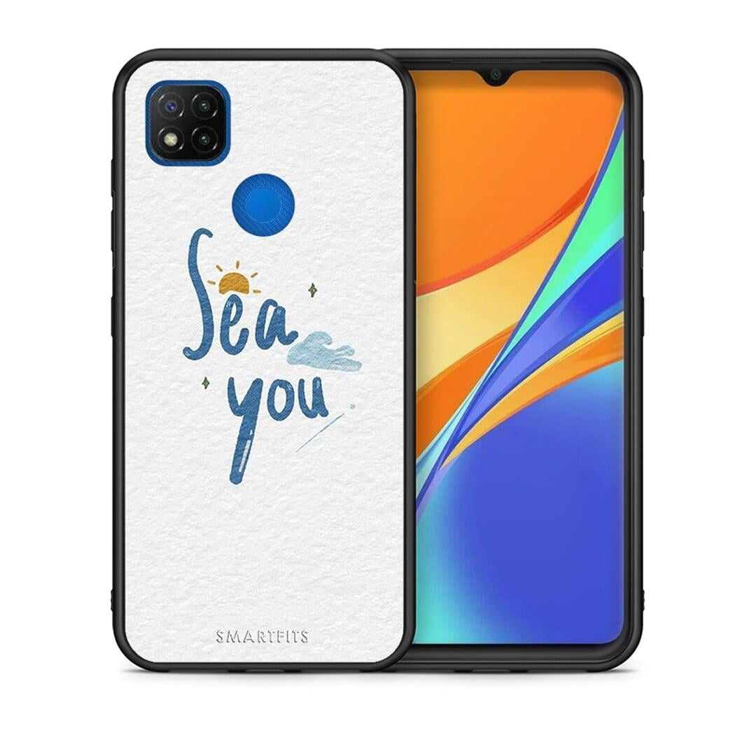 Θήκη Xiaomi Redmi 9C Sea You από τη Smartfits με σχέδιο στο πίσω μέρος και μαύρο περίβλημα | Xiaomi Redmi 9C Sea You case with colorful back and black bezels