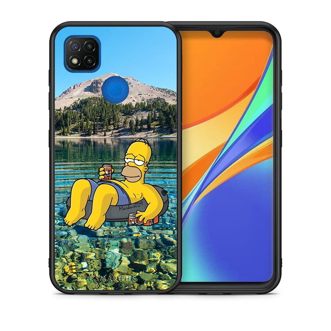 Θήκη Xiaomi Redmi 9C Summer Happiness από τη Smartfits με σχέδιο στο πίσω μέρος και μαύρο περίβλημα | Xiaomi Redmi 9C Summer Happiness case with colorful back and black bezels