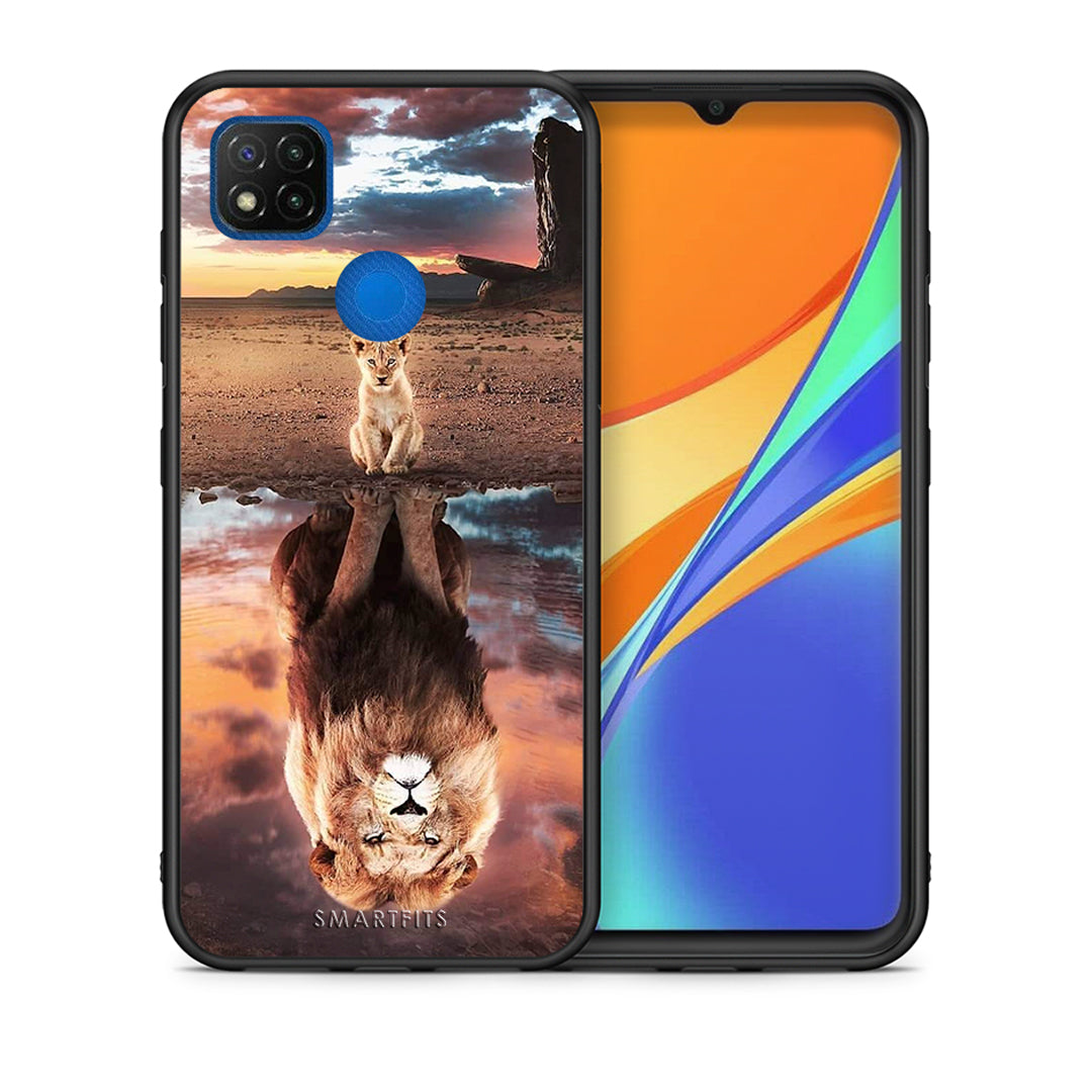 Θήκη Αγίου Βαλεντίνου Xiaomi Redmi 9C Sunset Dreams από τη Smartfits με σχέδιο στο πίσω μέρος και μαύρο περίβλημα | Xiaomi Redmi 9C Sunset Dreams case with colorful back and black bezels