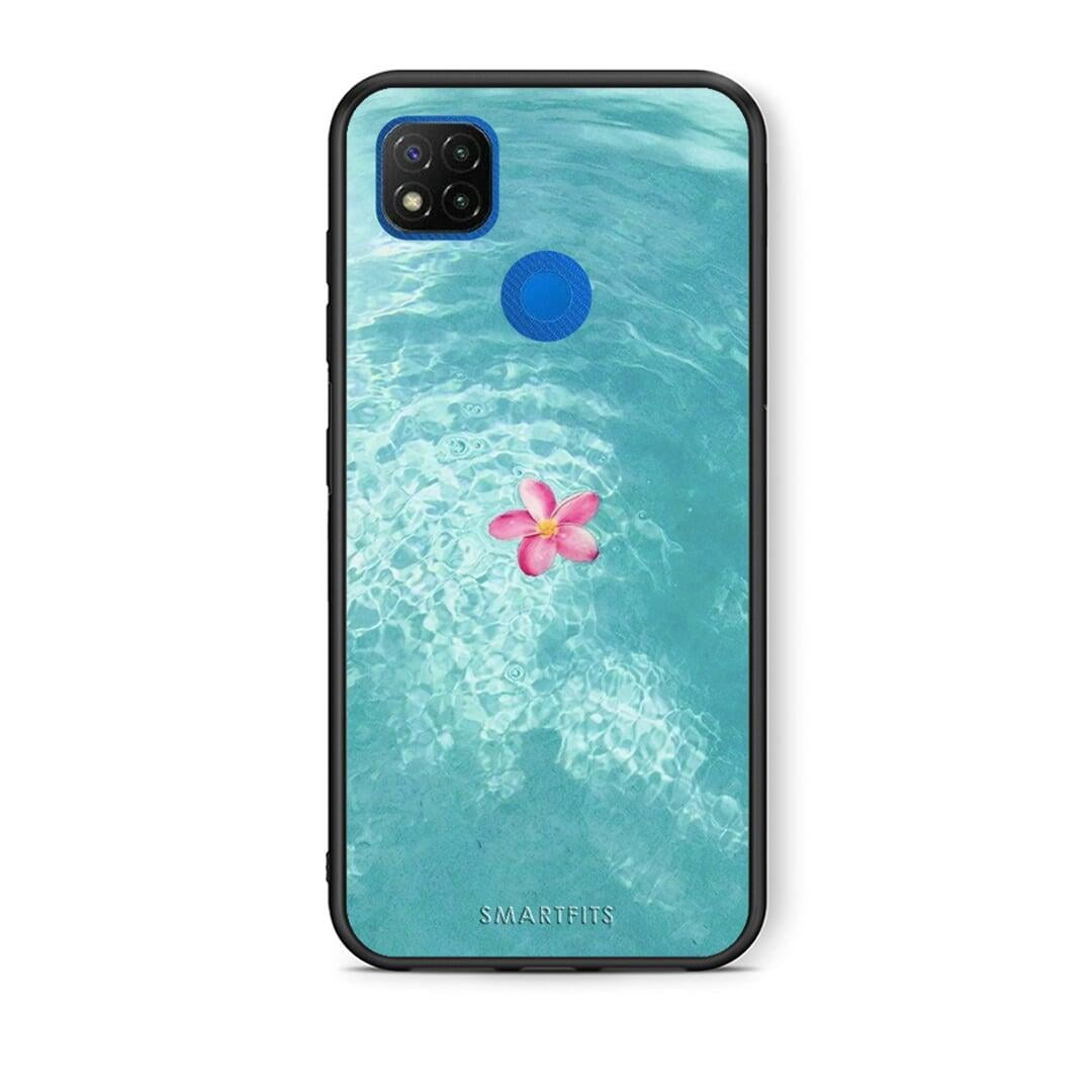 Θήκη Xiaomi Redmi 9C Water Flower από τη Smartfits με σχέδιο στο πίσω μέρος και μαύρο περίβλημα | Xiaomi Redmi 9C Water Flower case with colorful back and black bezels