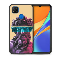 Thumbnail for Θήκη Αγίου Βαλεντίνου Xiaomi Redmi 9C Zeus Art από τη Smartfits με σχέδιο στο πίσω μέρος και μαύρο περίβλημα | Xiaomi Redmi 9C Zeus Art case with colorful back and black bezels