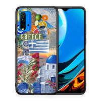 Thumbnail for Θήκη Xiaomi Poco M3 All Greek από τη Smartfits με σχέδιο στο πίσω μέρος και μαύρο περίβλημα | Xiaomi Poco M3 All Greek case with colorful back and black bezels