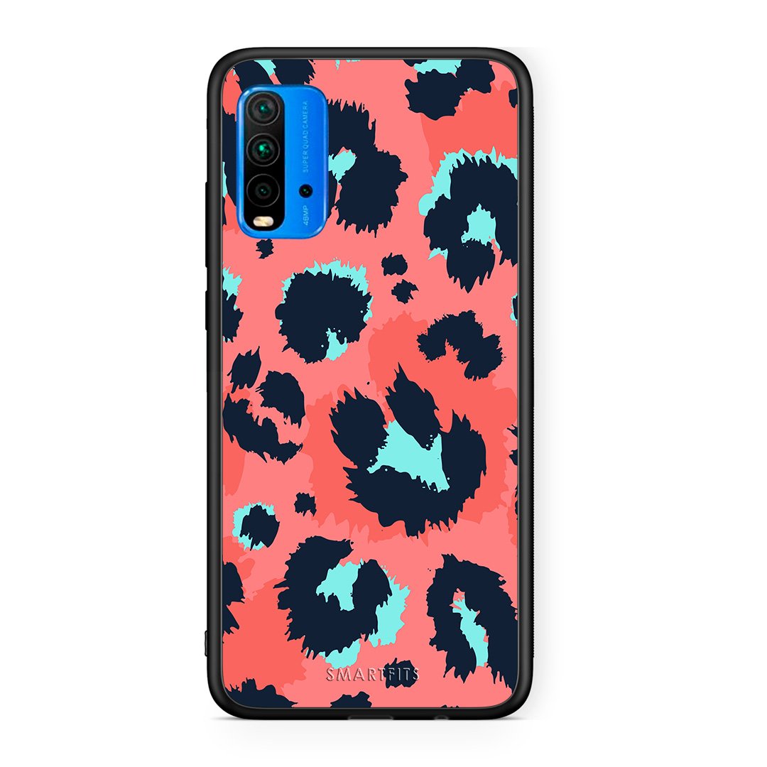 22 - Xiaomi Poco M3 Pink Leopard Animal case, cover, bumper