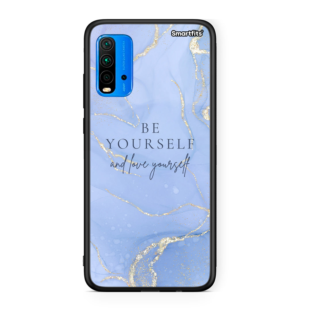 Xiaomi Redmi 9T Be Yourself θήκη από τη Smartfits με σχέδιο στο πίσω μέρος και μαύρο περίβλημα | Smartphone case with colorful back and black bezels by Smartfits