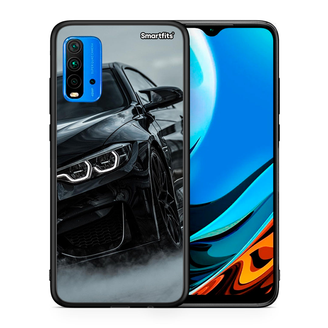 Θήκη Xiaomi Redmi 9T Black BMW από τη Smartfits με σχέδιο στο πίσω μέρος και μαύρο περίβλημα | Xiaomi Redmi 9T Black BMW case with colorful back and black bezels