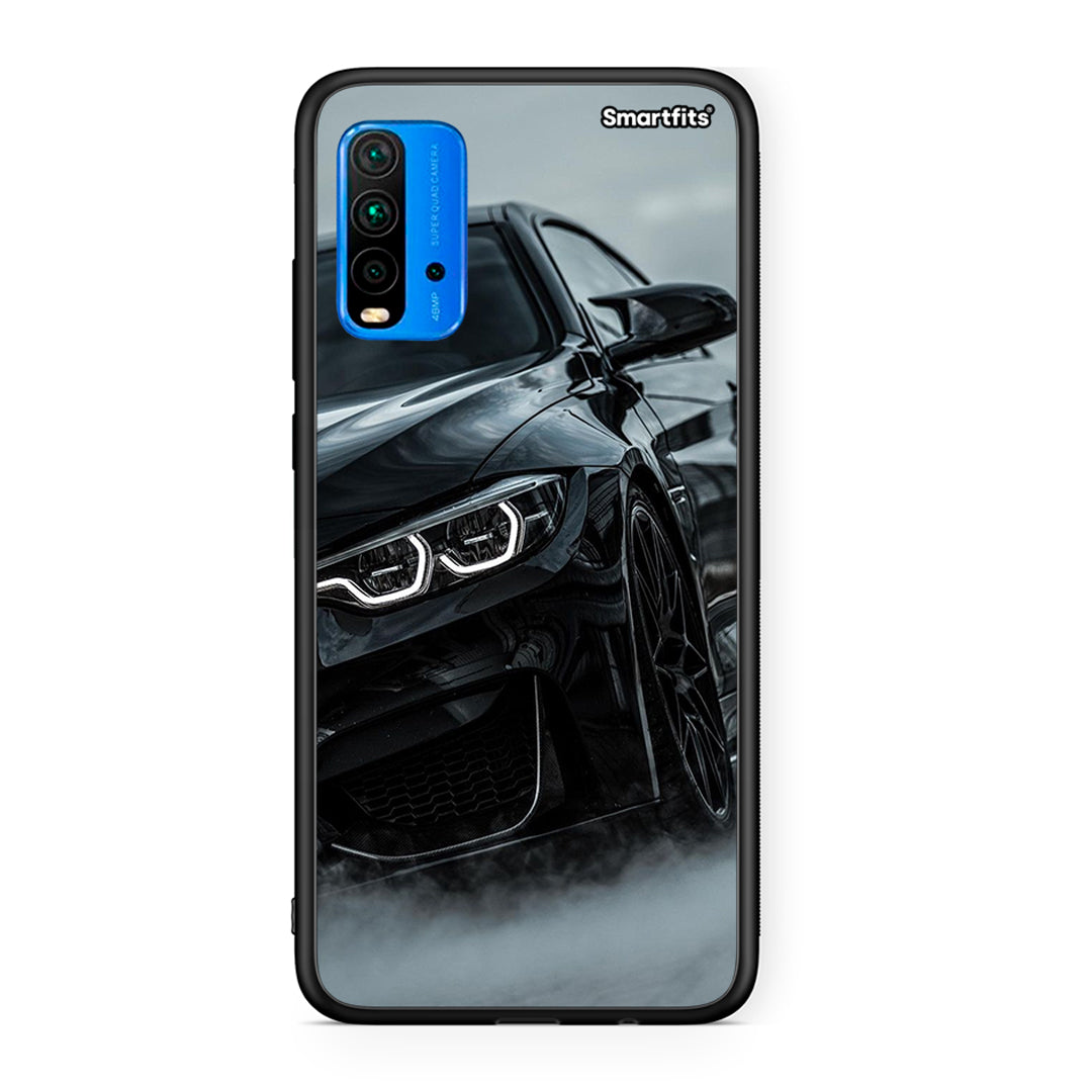 Xiaomi Redmi 9T Black BMW θήκη από τη Smartfits με σχέδιο στο πίσω μέρος και μαύρο περίβλημα | Smartphone case with colorful back and black bezels by Smartfits