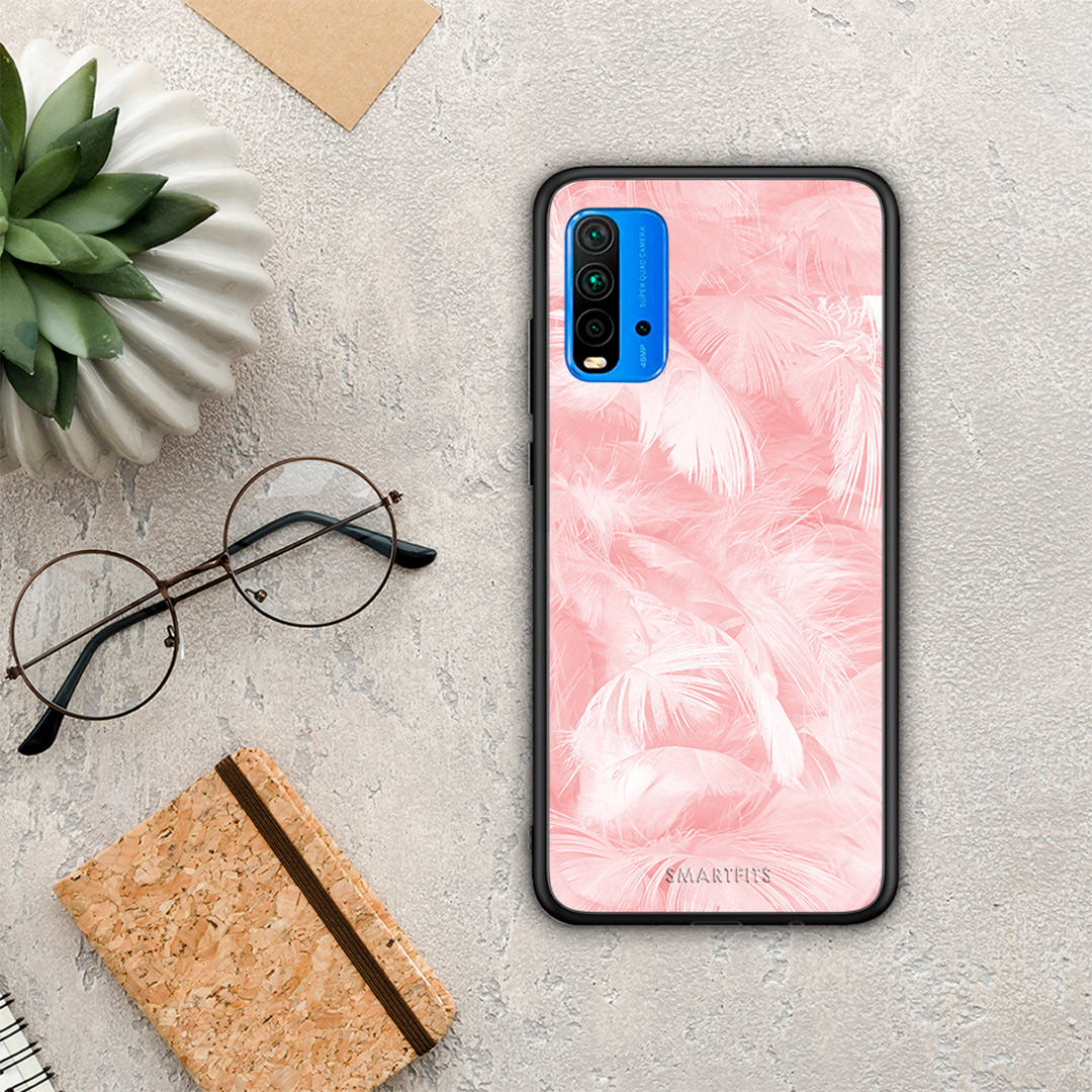 Boho Pink Feather - Xiaomi Poco M3 case