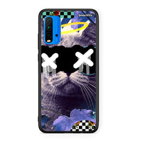 Thumbnail for Xiaomi Redmi 9T Cat Collage θήκη από τη Smartfits με σχέδιο στο πίσω μέρος και μαύρο περίβλημα | Smartphone case with colorful back and black bezels by Smartfits