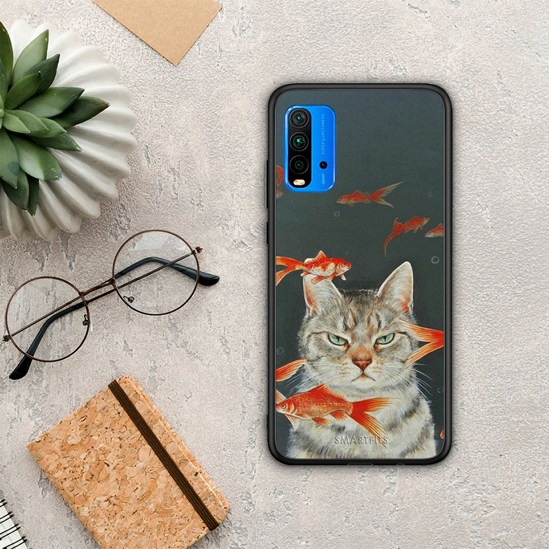 Cat Goldfish - Xiaomi Redmi 9T case