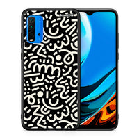 Thumbnail for Θήκη Xiaomi Redmi 9T Doodle Art από τη Smartfits με σχέδιο στο πίσω μέρος και μαύρο περίβλημα | Xiaomi Redmi 9T Doodle Art case with colorful back and black bezels