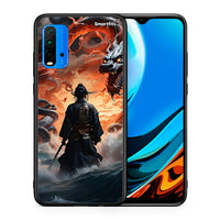 Thumbnail for Θήκη Xiaomi Redmi 9T Dragons Fight από τη Smartfits με σχέδιο στο πίσω μέρος και μαύρο περίβλημα | Xiaomi Redmi 9T Dragons Fight case with colorful back and black bezels