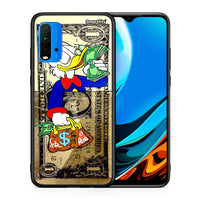 Thumbnail for Θήκη Xiaomi Poco M3 Duck Money από τη Smartfits με σχέδιο στο πίσω μέρος και μαύρο περίβλημα | Xiaomi Poco M3 Duck Money case with colorful back and black bezels