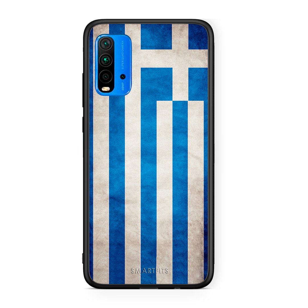 4 - Xiaomi Poco M3 Greece Flag case, cover, bumper