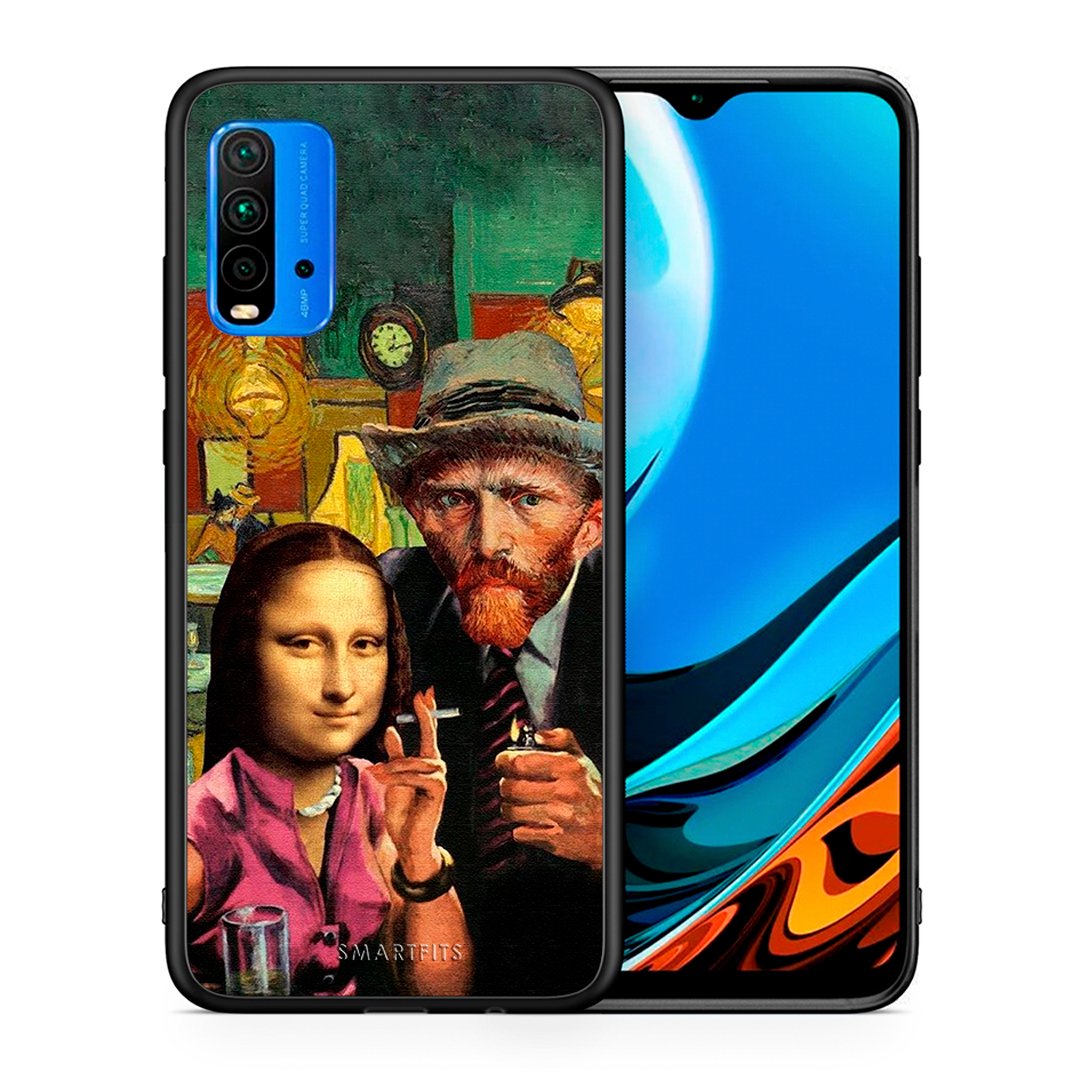 Θήκη Xiaomi Redmi 9T Funny Art από τη Smartfits με σχέδιο στο πίσω μέρος και μαύρο περίβλημα | Xiaomi Redmi 9T Funny Art case with colorful back and black bezels