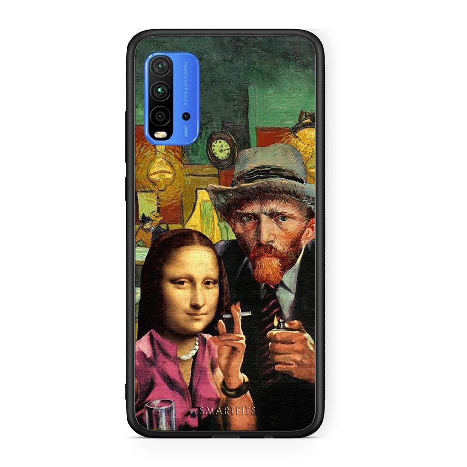 Xiaomi Redmi 9T Funny Art θήκη από τη Smartfits με σχέδιο στο πίσω μέρος και μαύρο περίβλημα | Smartphone case with colorful back and black bezels by Smartfits