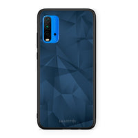Thumbnail for 39 - Xiaomi Poco M3 Blue Abstract Geometric case, cover, bumper