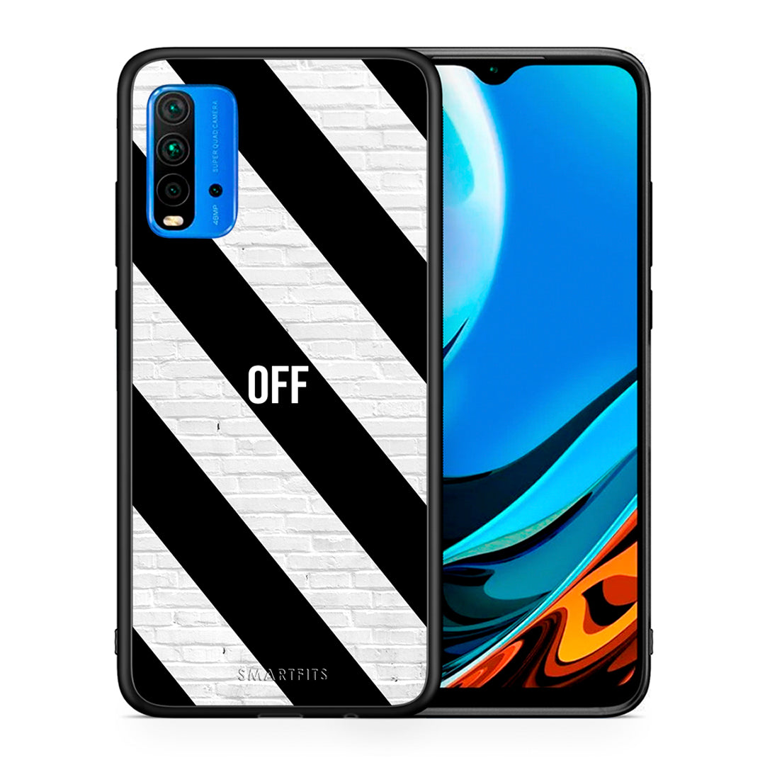 Θήκη Xiaomi Poco M3 Get Off από τη Smartfits με σχέδιο στο πίσω μέρος και μαύρο περίβλημα | Xiaomi Poco M3 Get Off case with colorful back and black bezels