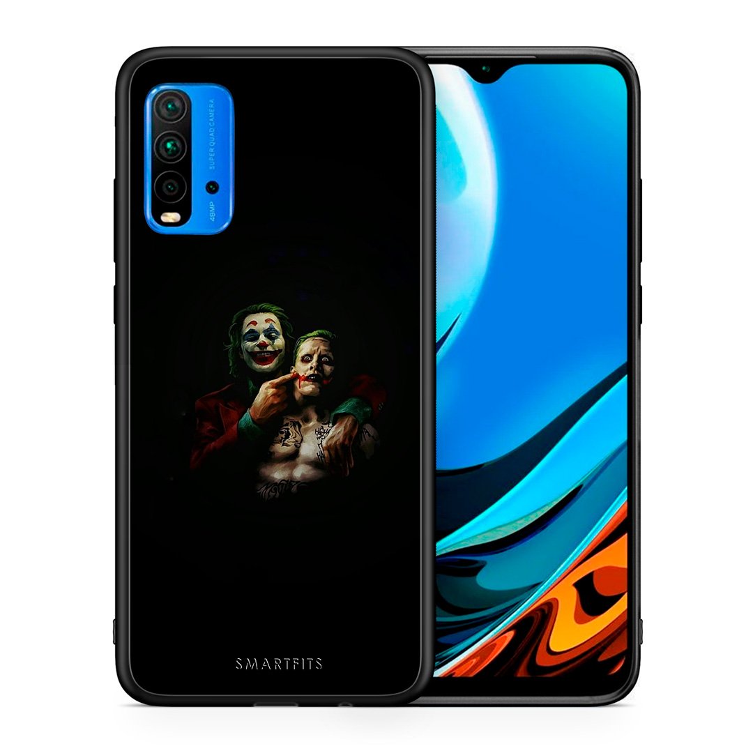 Θήκη Xiaomi Poco M3 Clown Hero από τη Smartfits με σχέδιο στο πίσω μέρος και μαύρο περίβλημα | Xiaomi Poco M3 Clown Hero case with colorful back and black bezels