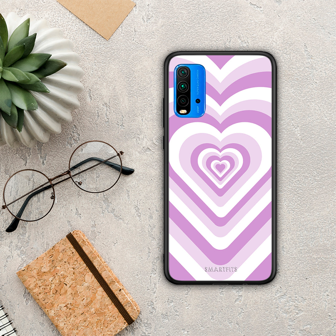 Lilac Hearts - Xiaomi Redmi 9T case