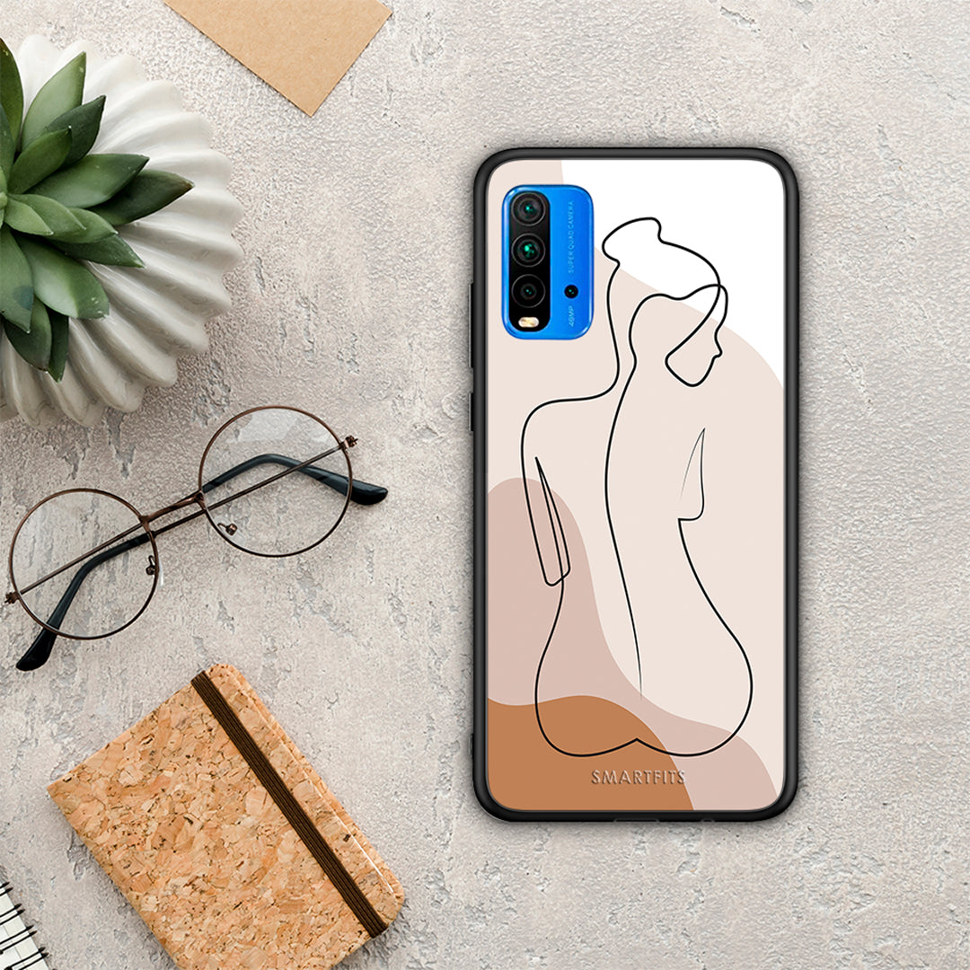 Lineart Woman - Xiaomi Poco M3 case