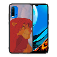 Thumbnail for Θήκη Αγίου Βαλεντίνου Xiaomi Poco M3 Lion Love 1 από τη Smartfits με σχέδιο στο πίσω μέρος και μαύρο περίβλημα | Xiaomi Poco M3 Lion Love 1 case with colorful back and black bezels