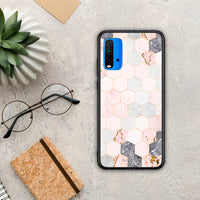 Thumbnail for Marble Hexagon Pink - Xiaomi Poco M3 case