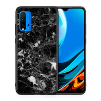 Thumbnail for Θήκη Xiaomi Redmi 9T Male Marble από τη Smartfits με σχέδιο στο πίσω μέρος και μαύρο περίβλημα | Xiaomi Redmi 9T Male Marble case with colorful back and black bezels