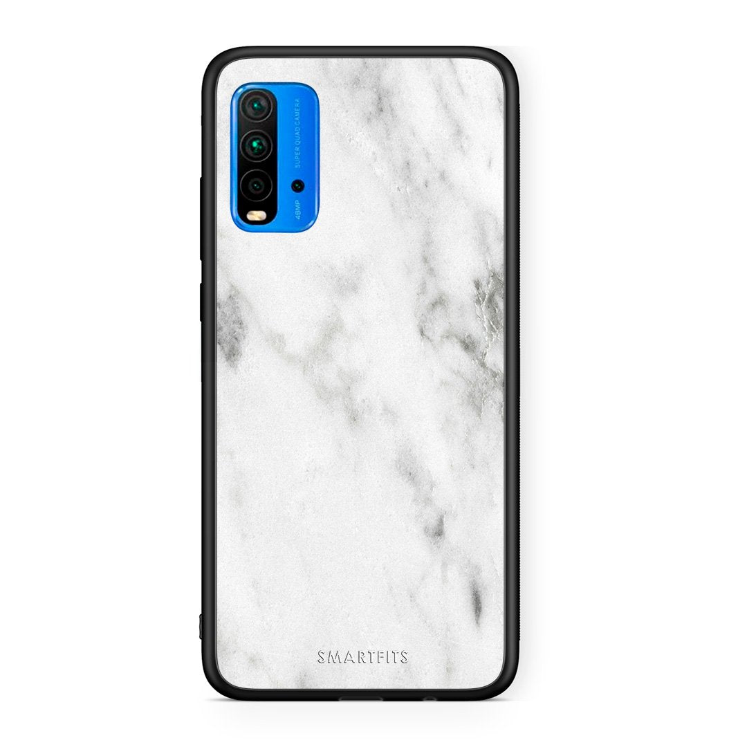 2 - Xiaomi Poco M3 White marble case, cover, bumper