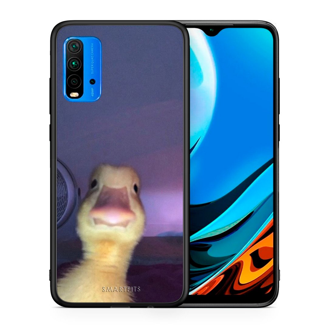 Θήκη Xiaomi Poco M3 Meme Duck από τη Smartfits με σχέδιο στο πίσω μέρος και μαύρο περίβλημα | Xiaomi Poco M3 Meme Duck case with colorful back and black bezels