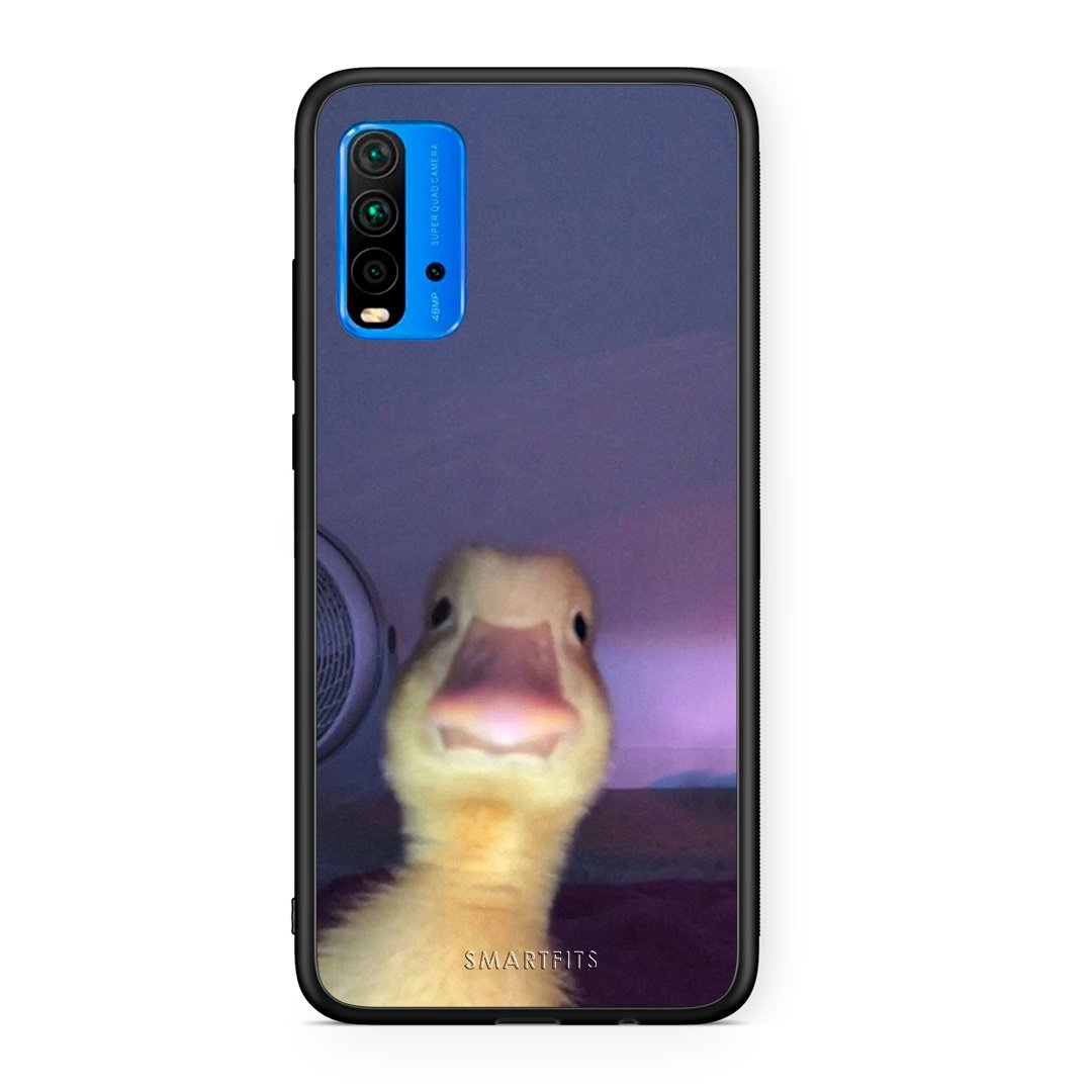 Xiaomi Poco M3 Meme Duck θήκη από τη Smartfits με σχέδιο στο πίσω μέρος και μαύρο περίβλημα | Smartphone case with colorful back and black bezels by Smartfits