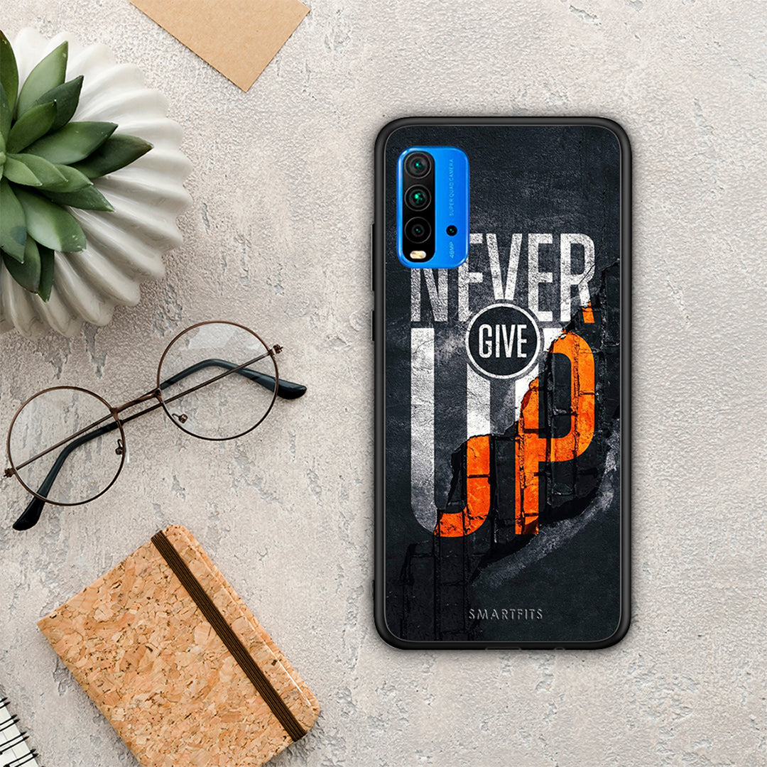 Never Give Up - Xiaomi Poco M3 θήκη