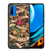 Thumbnail for Θήκη Xiaomi Redmi 9T Ninja Turtles από τη Smartfits με σχέδιο στο πίσω μέρος και μαύρο περίβλημα | Xiaomi Redmi 9T Ninja Turtles case with colorful back and black bezels