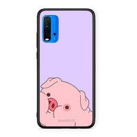 Thumbnail for Xiaomi Redmi 9T Pig Love 2 Θήκη Αγίου Βαλεντίνου από τη Smartfits με σχέδιο στο πίσω μέρος και μαύρο περίβλημα | Smartphone case with colorful back and black bezels by Smartfits