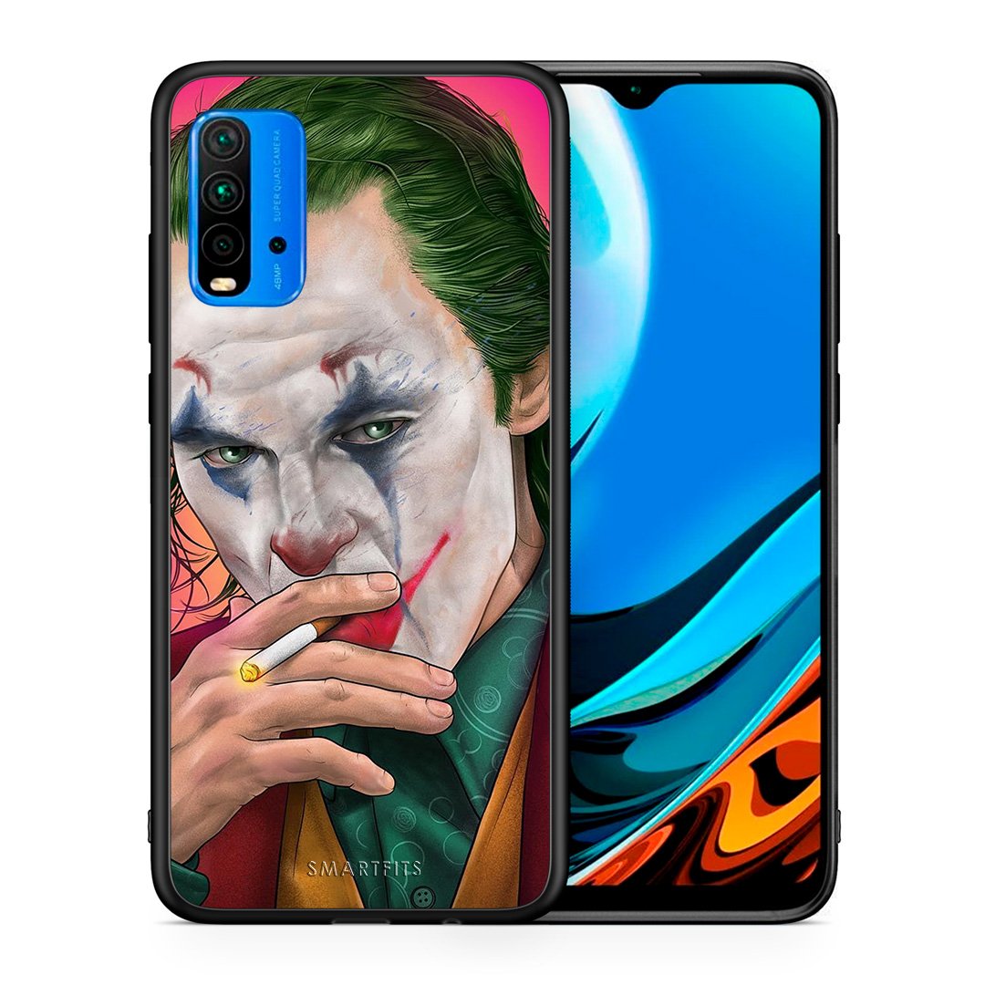 Θήκη Xiaomi Redmi 9T JokesOnU PopArt από τη Smartfits με σχέδιο στο πίσω μέρος και μαύρο περίβλημα | Xiaomi Redmi 9T JokesOnU PopArt case with colorful back and black bezels