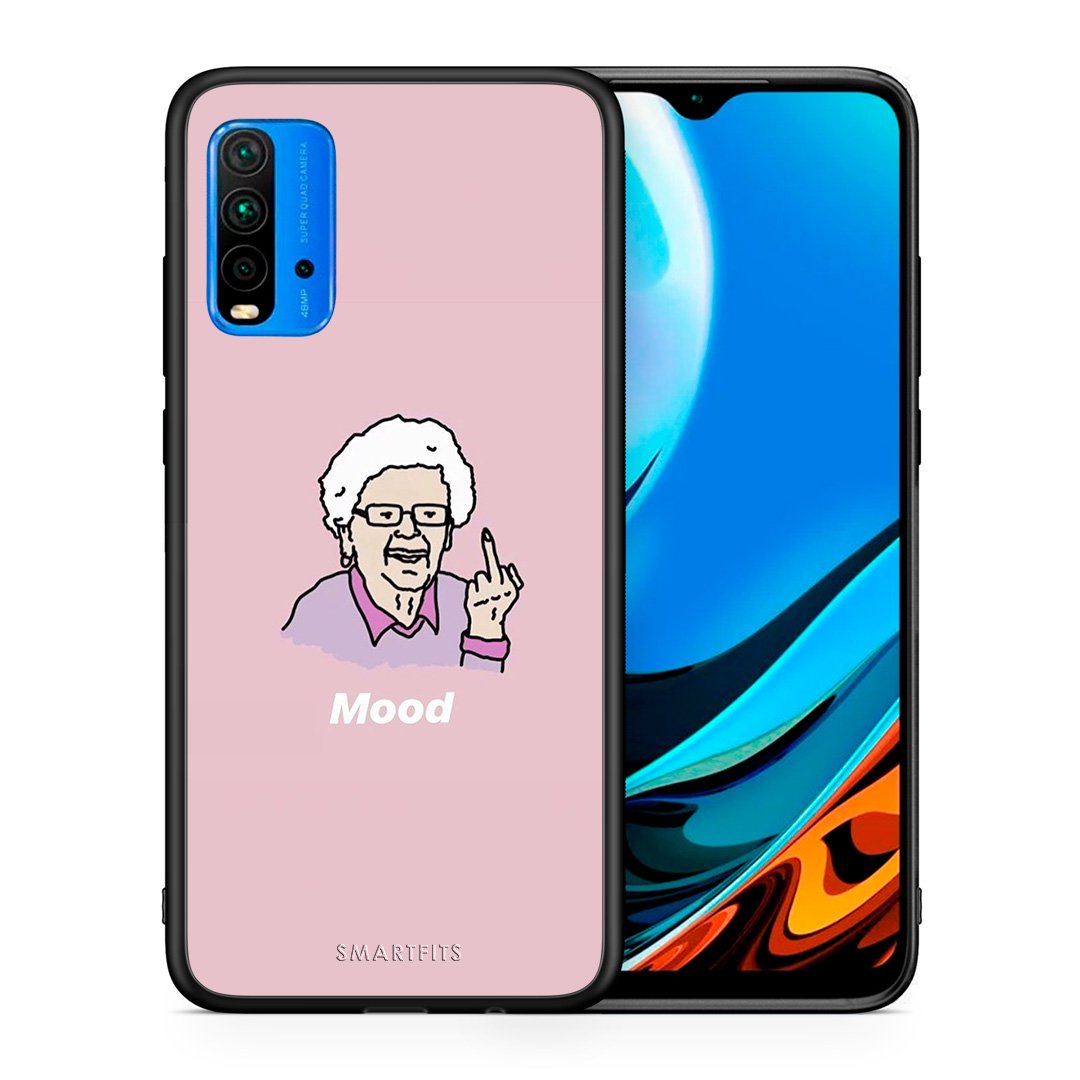 Θήκη Xiaomi Poco M3 Mood PopArt από τη Smartfits με σχέδιο στο πίσω μέρος και μαύρο περίβλημα | Xiaomi Poco M3 Mood PopArt case with colorful back and black bezels