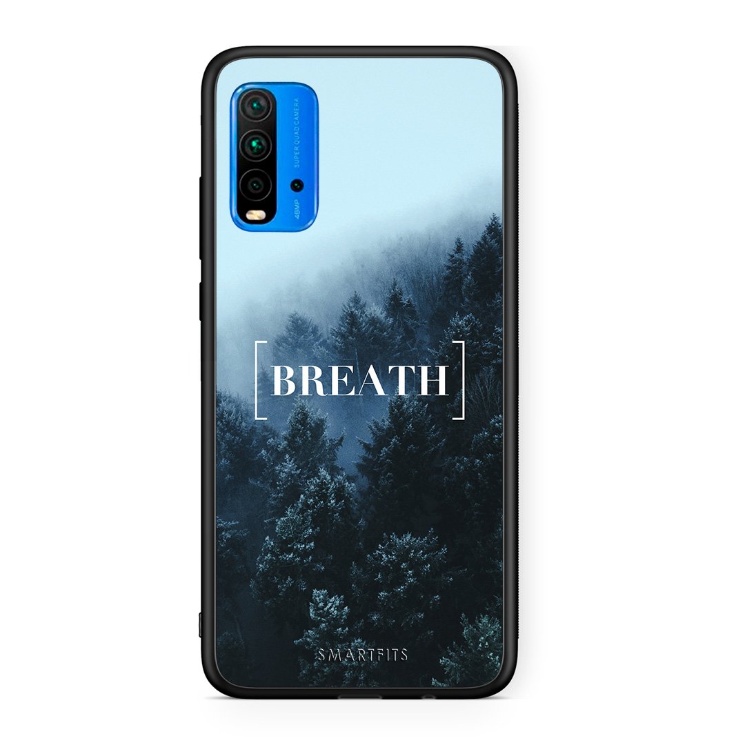 4 - Xiaomi Redmi 9T Breath Quote case, cover, bumper