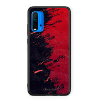 Thumbnail for Xiaomi Poco M3 Red Paint Θήκη Αγίου Βαλεντίνου από τη Smartfits με σχέδιο στο πίσω μέρος και μαύρο περίβλημα | Smartphone case with colorful back and black bezels by Smartfits