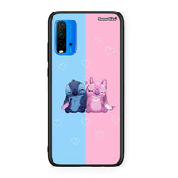 Thumbnail for Xiaomi Redmi 9T Stitch And Angel θήκη από τη Smartfits με σχέδιο στο πίσω μέρος και μαύρο περίβλημα | Smartphone case with colorful back and black bezels by Smartfits