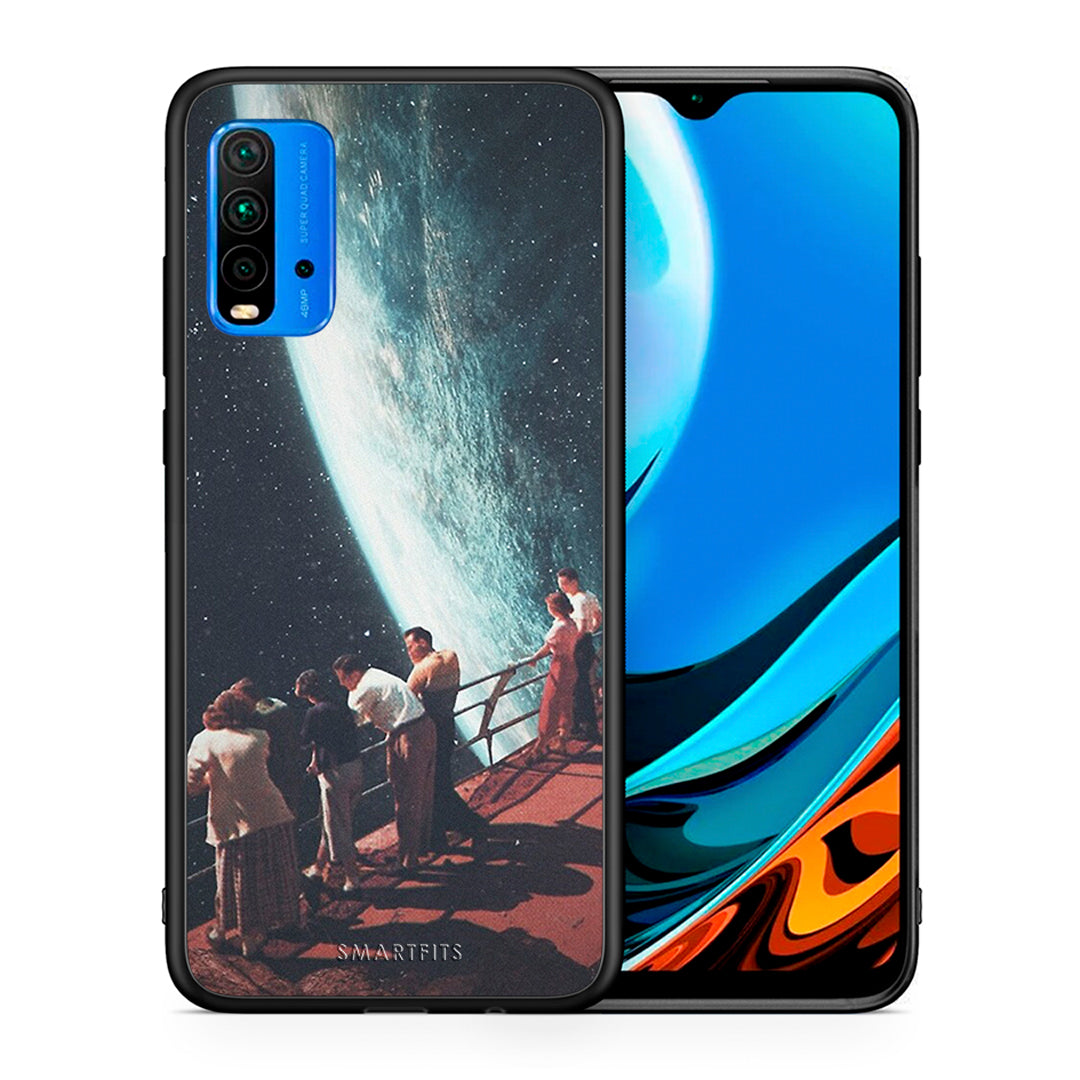 Θήκη Xiaomi Poco M3 Surreal View από τη Smartfits με σχέδιο στο πίσω μέρος και μαύρο περίβλημα | Xiaomi Poco M3 Surreal View case with colorful back and black bezels